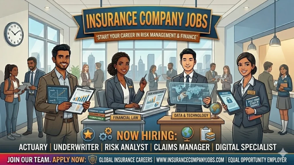 Insurance Company Jobs 2026 – Assistant Manager, Claims Officer, Office Staff & Support Staff Recruitment Insurance Company Jobs 2026